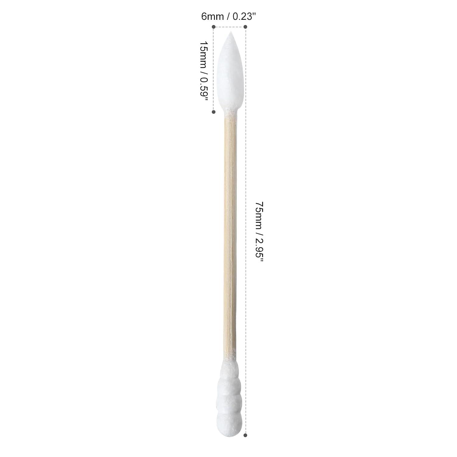 Bamboo Cotton Swabs – 2000 Count – FSC Certified and PETA Approved, Eco Friendly Double Tips, Plastic Free Ear Sticks, All Natural 100% Biodegradable Organic Cotton Buds by Isshah(Pointed & Spiral 1000 Count)